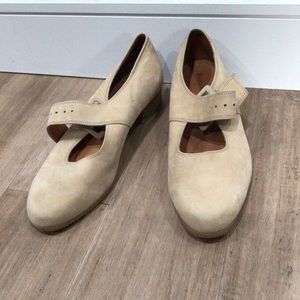 BeautiFeel Tan Leather Mary Jane Shoes